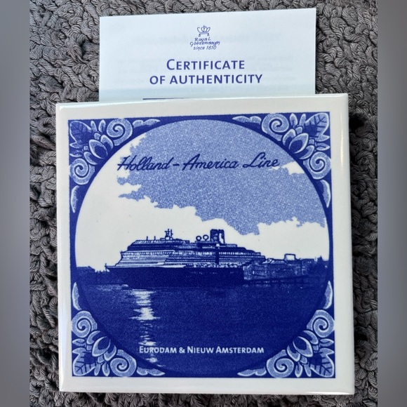 NEW w/ COA’s Holland America Line Coasters - Picture 6 of 11